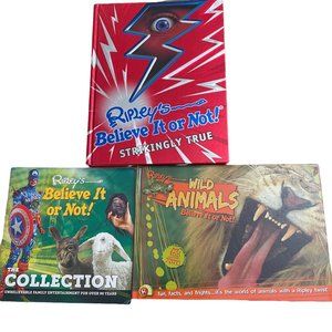 Set of 3 Ripley's Believe It or Not Books